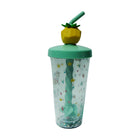 MUG WITH STRAW ACRYLIC 380 ML IR JL38030