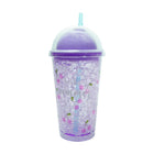 MUG WITH STRAW ACRYLIC 450 ML IR ZSB-020207