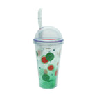 MUG WITH STRAW ACRYLIC 450ML IR JL450103