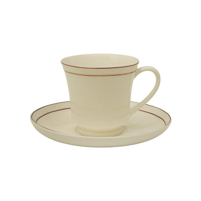 CUP & SAUCER FINE BONE CHINA GGK 02657 MT (Pack of 6)