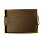 TRAY SET 2PC LEATHER 286-292