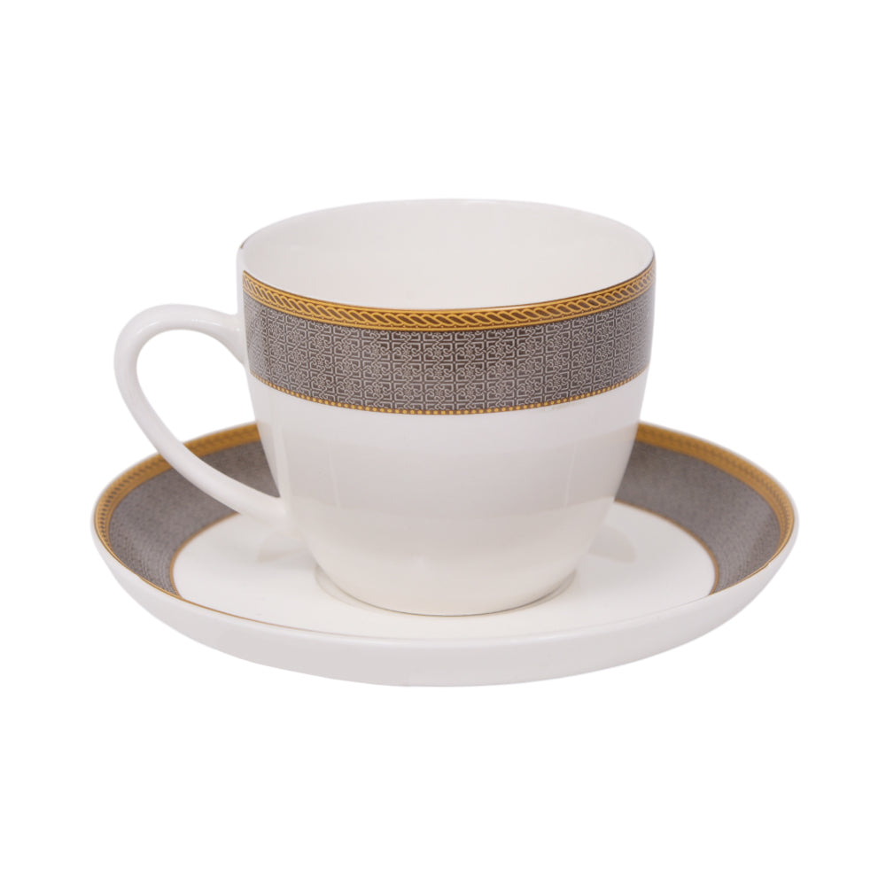 CUP & SAUCER BONE CHINA YG3 IMK (Pack of 6)