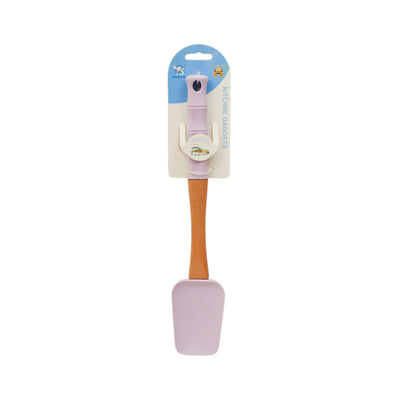 SPATULA WOOD & SILICON HANDLE KC490