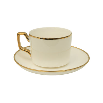 CUP SAUCER BONE CHINA GGK SH141 KF (Pack of 6)