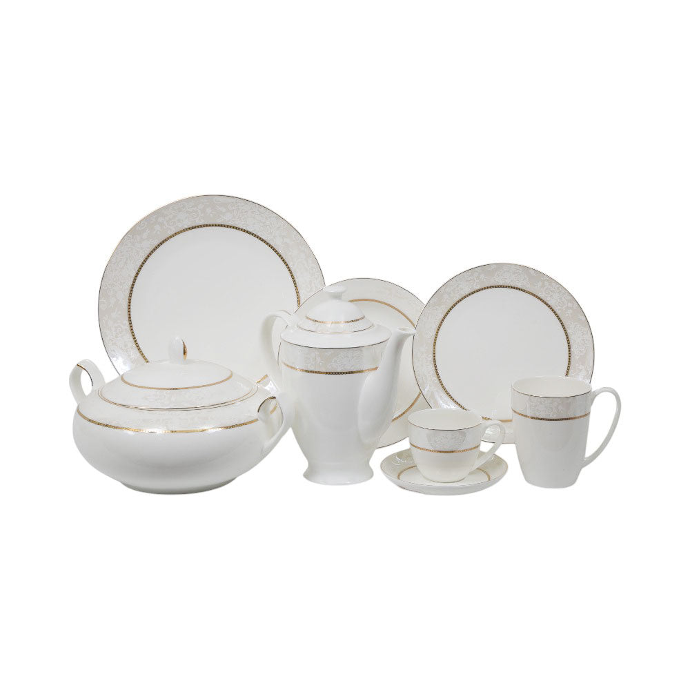 DINNER SET 85PC BONE CHINA AZDS036 ET