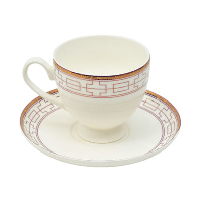 CUP SAUCER BONE CHINA FD 03323 KF (Pack of 6)