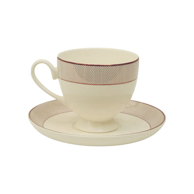 CUP SAUCER BONE CHINA FD 02814 KF (Pack of 6)