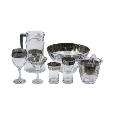 PARTY SET 28PC PSB HAND CUT SILVER CH-HSB022