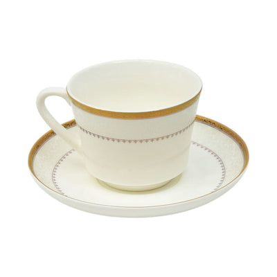 CUP & SAUCER BONE CHINA JA005 TMC (Pack of 6)