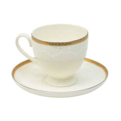 CUP & SAUCER BONE CHINA FD002 TMC (Pack of 6)