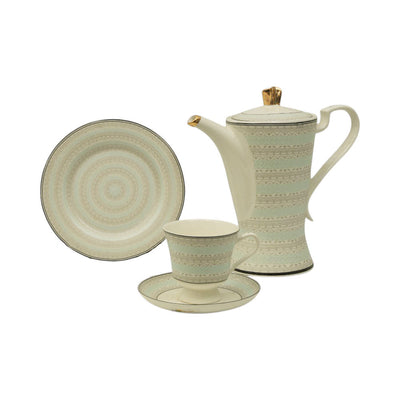TEA SET 24PC BONE CHINA FQ5 ZBK