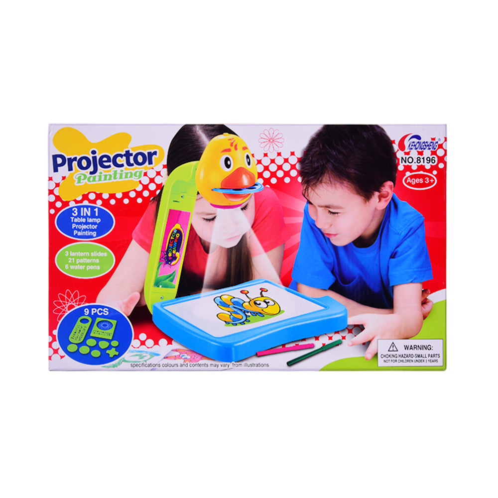 8196P PROJECTOR PAINTING YELLOW 3 IN 1