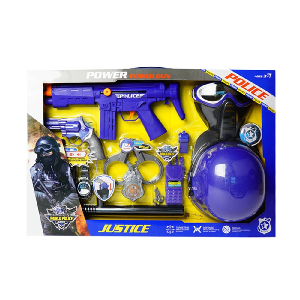 34310 JUSTICE WORLD POLICE WEAPON SET  ID