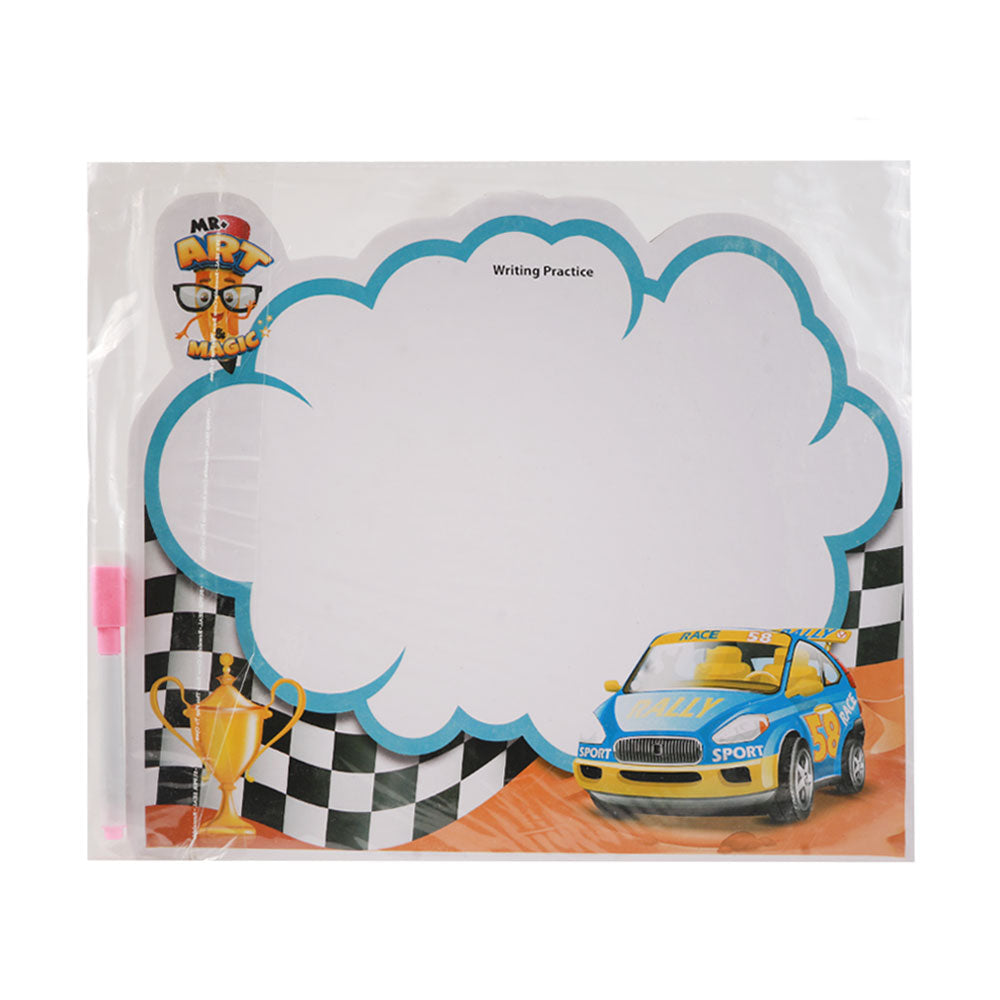 1105 MR.ART MAGIC WIRTE & LEARN WHITE BOARD SPORTS CAR