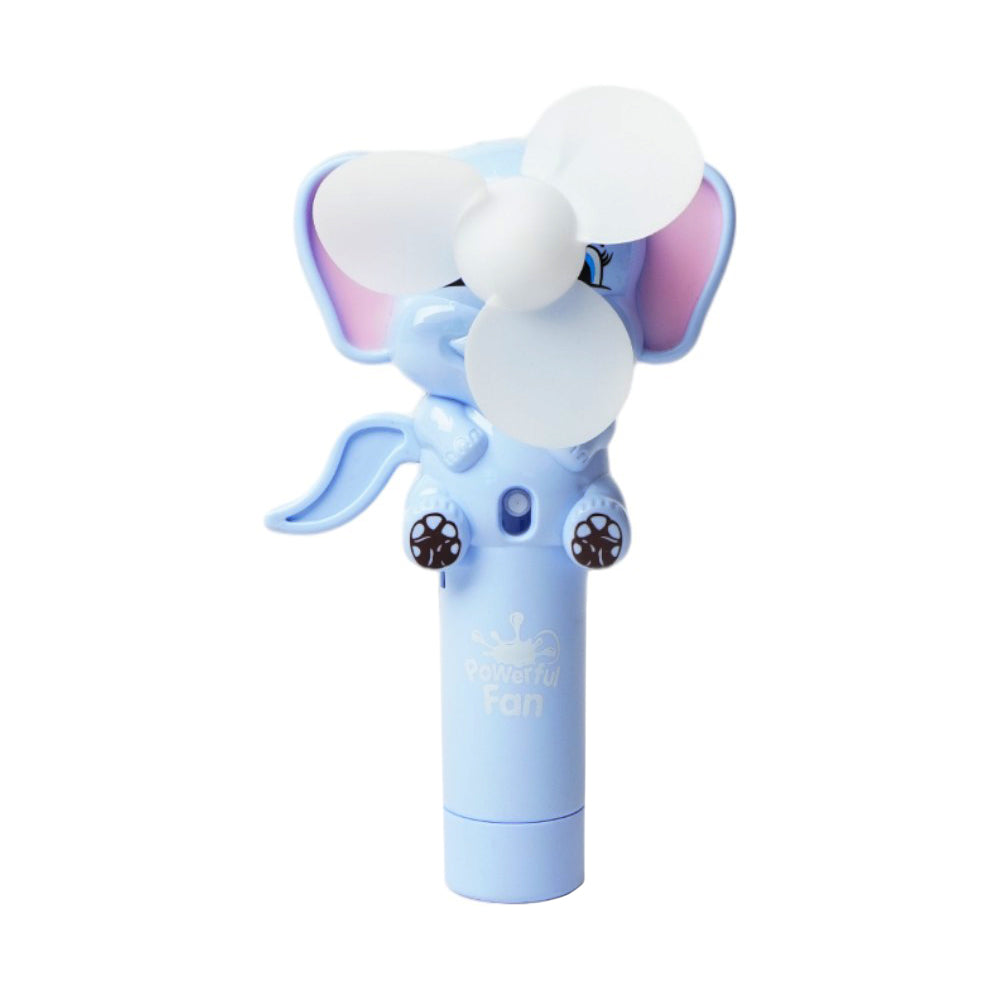8665-1A SPRAY HAND FAN ELEPHANT