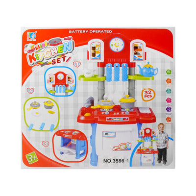 3586-1 MINI KITCHEN SET 32PCS