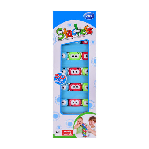 707-68 STACKERS BRICKS TOWER GAME 30PCS