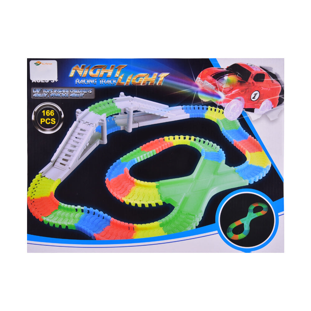 868-163 NIGHT LIGHT RACING TRACK 166PCS