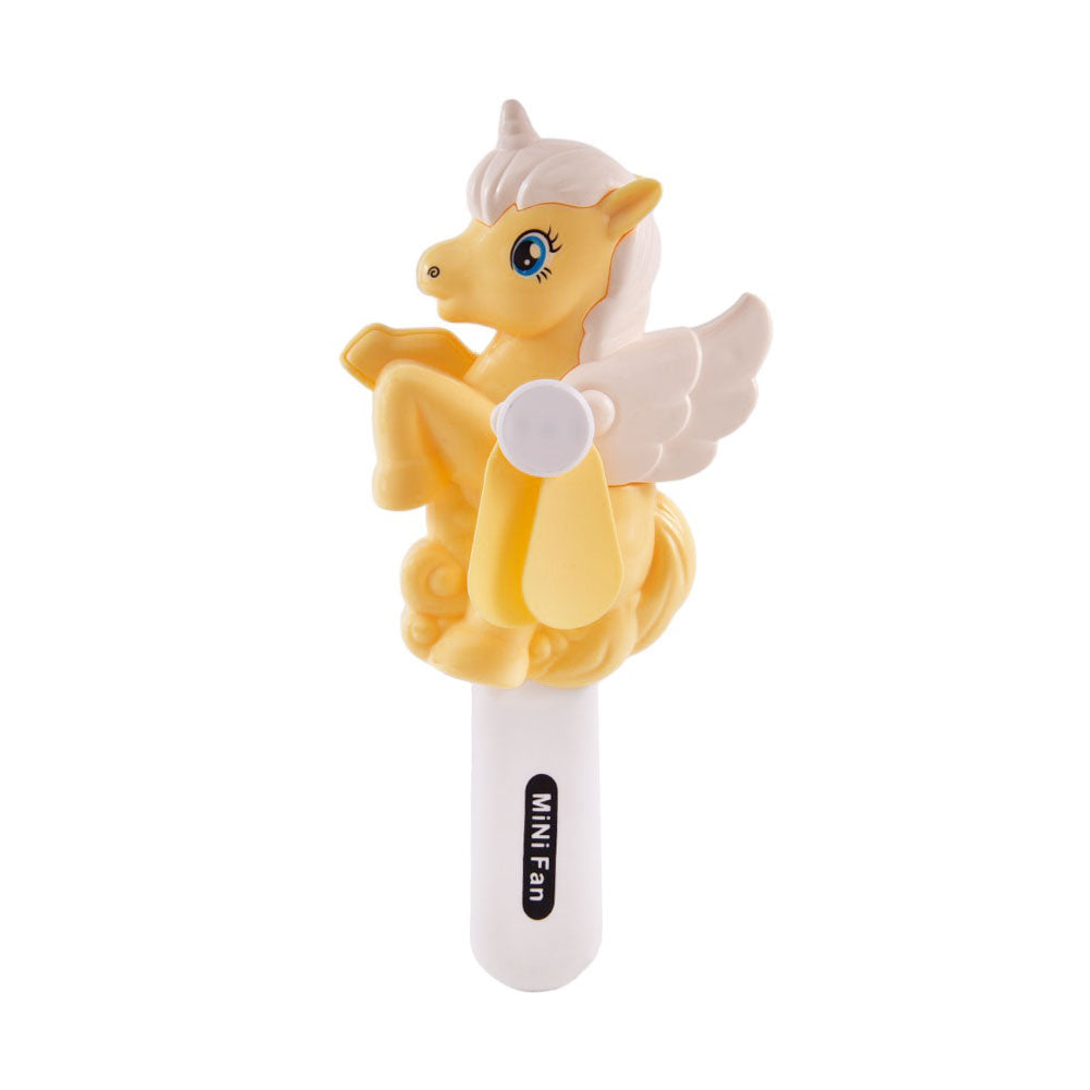 1188-13 HAND FAN UNICORN