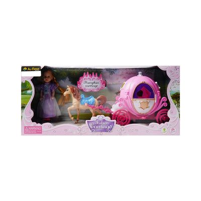 SS019A-1 MUSICAL CARRIAGE PINK