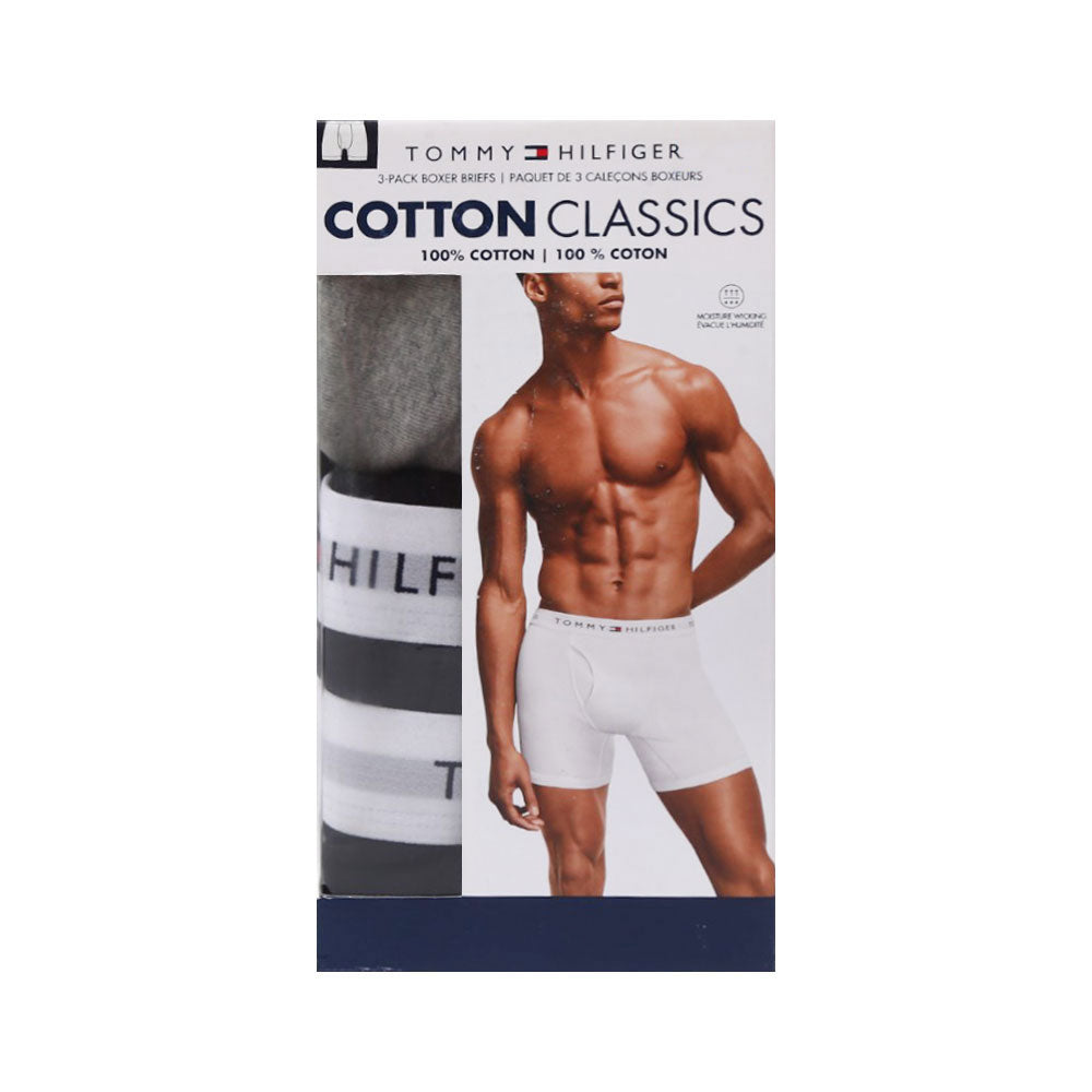TH MEN BOXER BRIEF P-3 09TE037001  BLK S (IR)