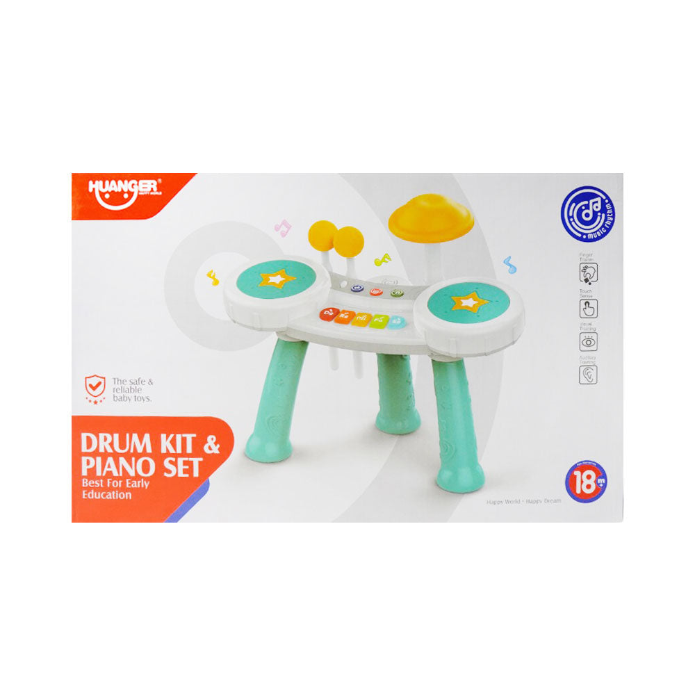 HE0526 MUSICAL DRUM & PIANO TABLE