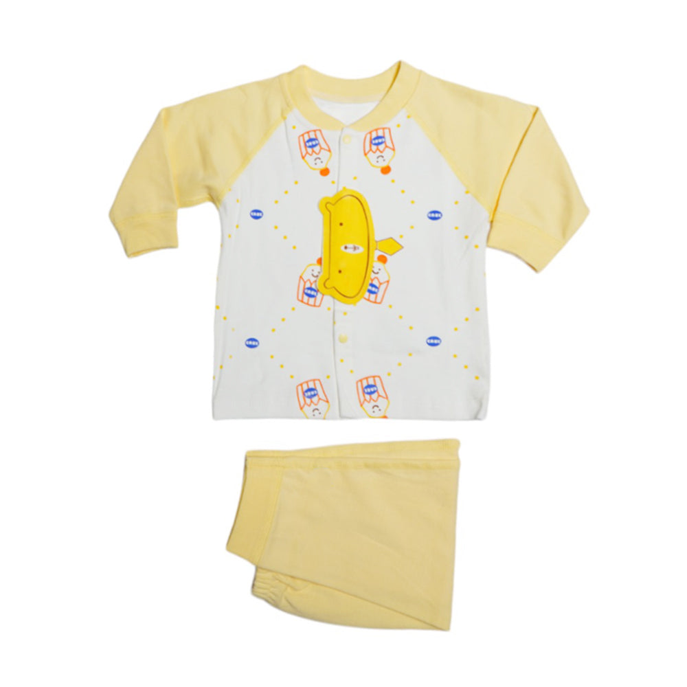 BOYS L/S 2PC PAJAMA SUIT MZS-24 6-9M 3068