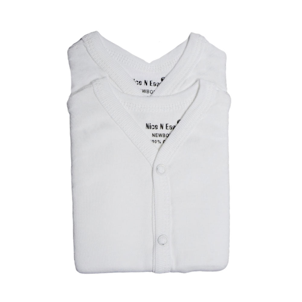 FRONT OPEN S/L VEST 2PC PACK NICE & EASY MZS-24 N.B HC007