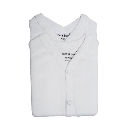 FRONT OPEN S/L VEST 2PC PACK NICE & EASY MZS-24 N.B HC007