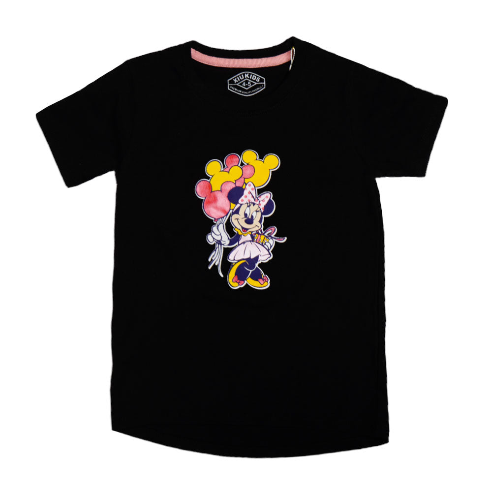 GIRLS S/S ROUND NECK T.SHIRT N&E MZS-24 4-5 YEAR 850