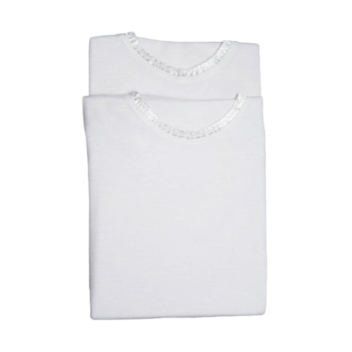 GIRLS S/L VEST 2PC PACK NICE & EASY MZS-24 9-12M 011