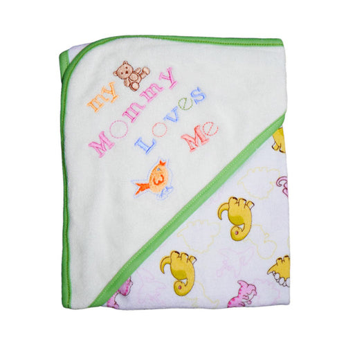 BABY COTTON WRAPPING SHEET HOODED MZS-24 THAI LE-HB96