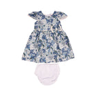 GIRLS CAP SLEEVE 2PC FROCK MZS-24 9-12M THAI 012