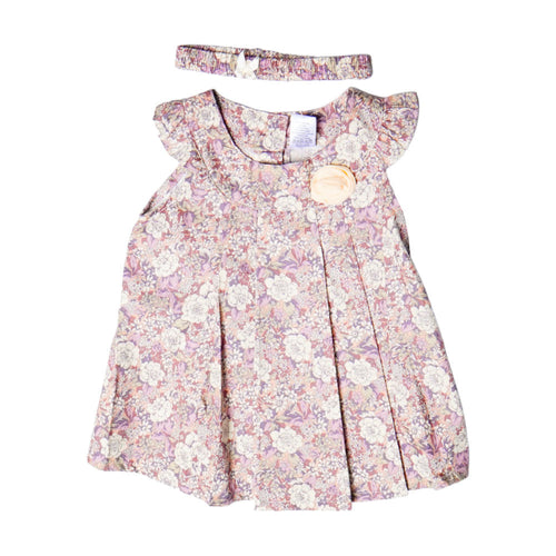 GIRLS CAP SLEEVE 3PC KNICKER SUIT MZS-24 18-24M THAI 021