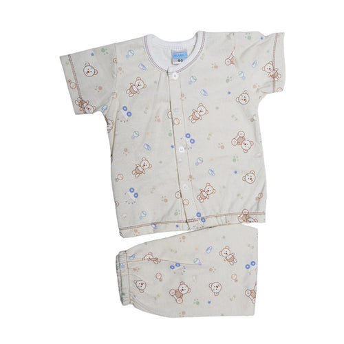 BOYS L/S 2PC PAJAMA SUIT MZS-24 0-3M THAI BL105