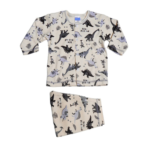 BOYS L/S 2PC PAJAMA SUIT MZS-24 0-3M THAI BL324-325