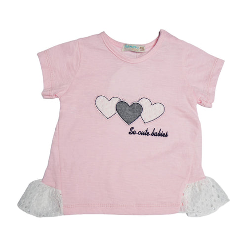 GIRLS S/S 2PC KNICKER SUIT MZS-24 TUR 6-9M 015