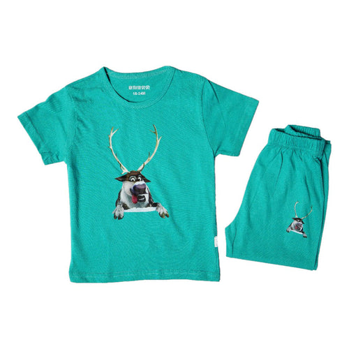 BOYS S/S 2 PCS SLEEPING SUIT MZS-24 18-24 M 5637