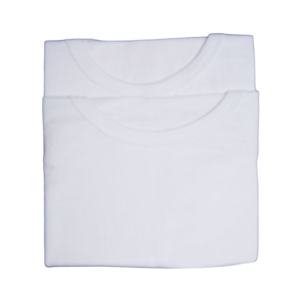 S/L BOYS VEST 2 PC PACK WHITE NICE & EASY MZS-24 5-6Y