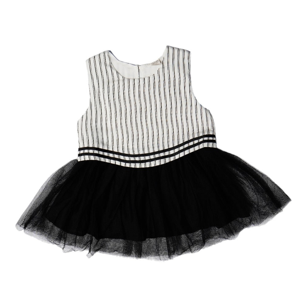 GIRLS S/L FROCK MZS-24 3-4 YEAR 008