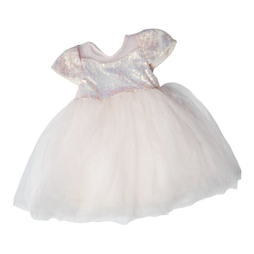 GIRLS CAP SLEEVE FANCY FROCK MZS-24 3-4 YEAR 006