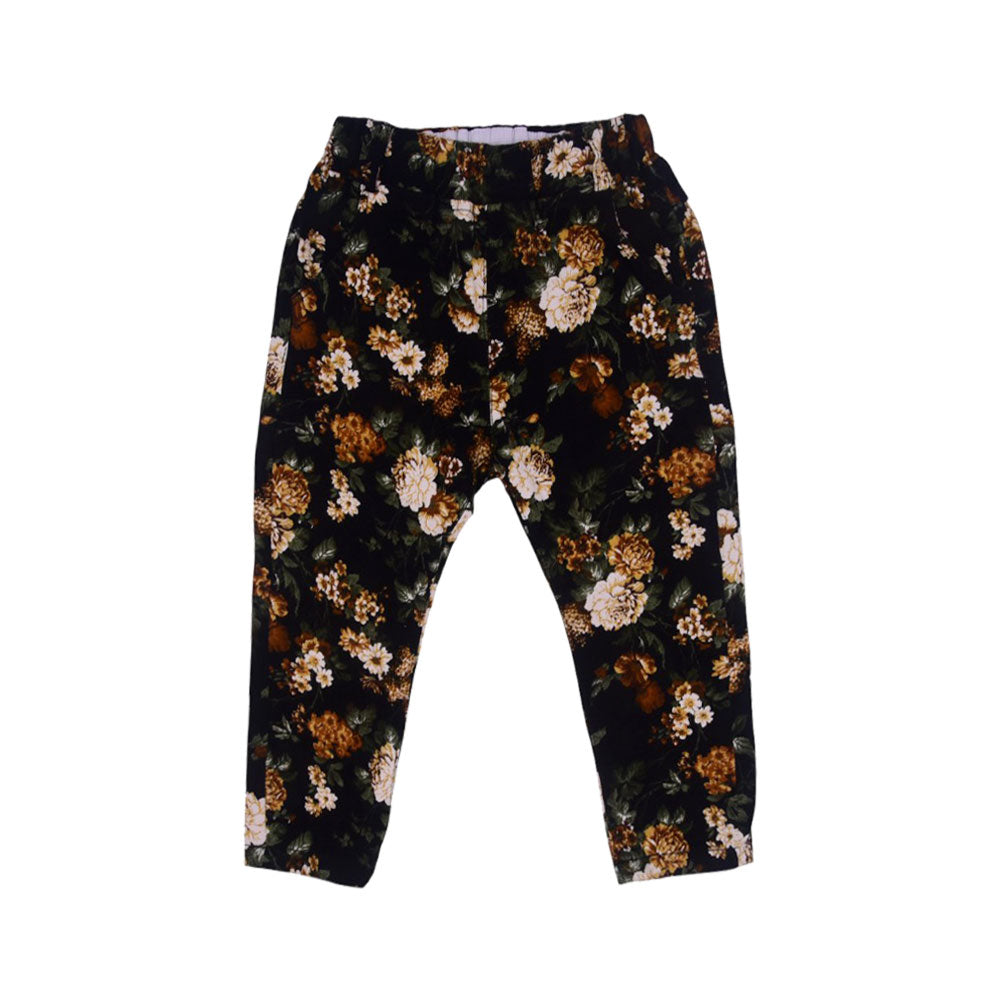GIRLS SWEAT JEANS PRINTED MZW-24 3-6M 17