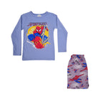 BOYS L/S 2PC SLEEPING SUIT CHR MZW-24 3-4 YEAR N-11