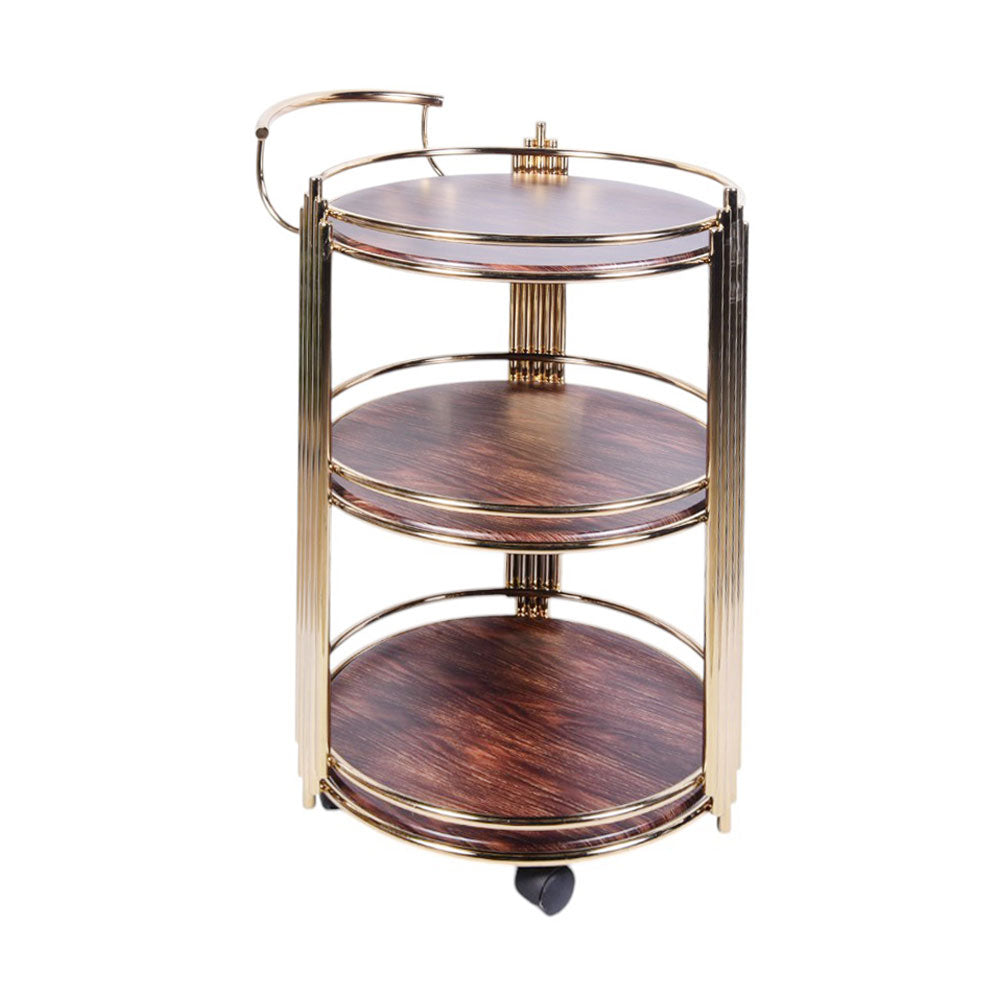 TEA TROLLEY THREE SHELF DELUXE TIGER