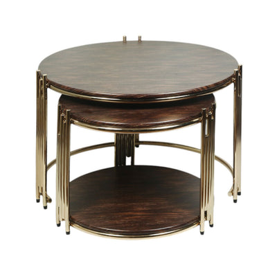CENTRE TABLE TIGER 2 PCS SET