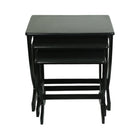 TABLE SQUARE BLACK MAT 3 PCS SET