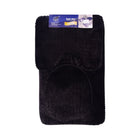 BATH MAT 3PC SET IR BLACK 1030-4