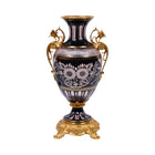 VASE CRYSTAL BRASS IR EV21015-2 EA238-A1-C71