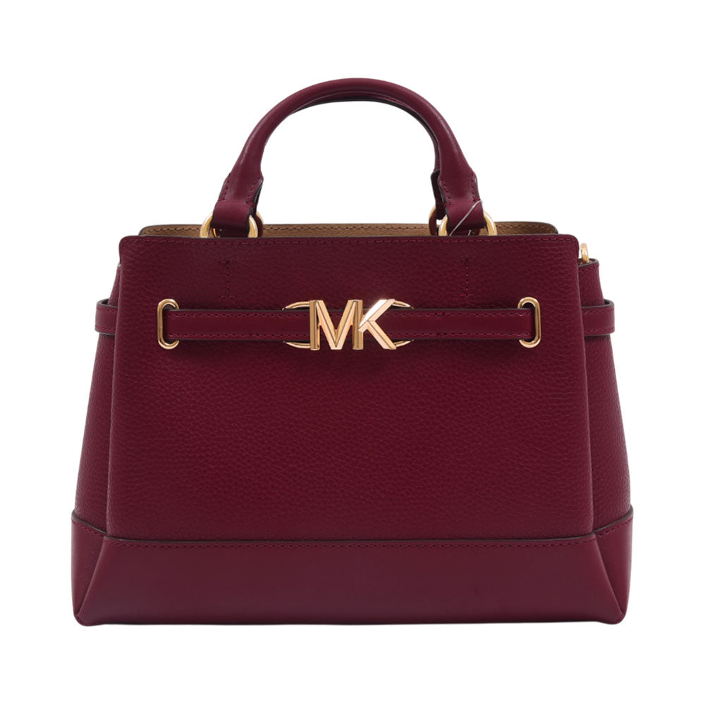 MK REED SATCHEL 35S3G6RS1T DARK CHERRY SM (IR)