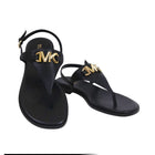 M.K SANDLE REED THONG 49S4RDFA1L BLACK 9
